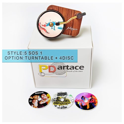 record player air freshener 5 SOS and refill disc