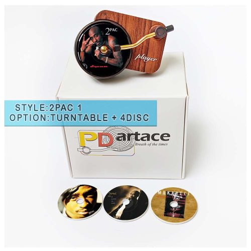 record player air freshener Tupac and refill disc 1