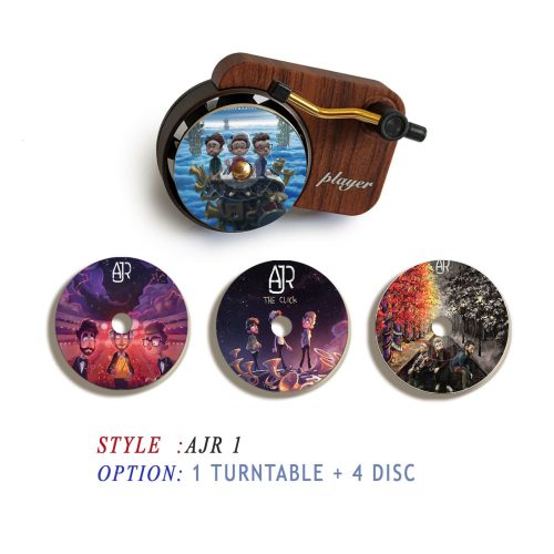 AJR record player air freshener and refill disc 1