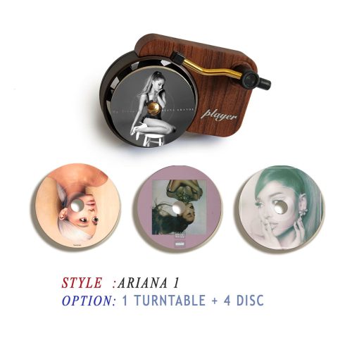 Ariana Grande record player air freshener and refill disc 1