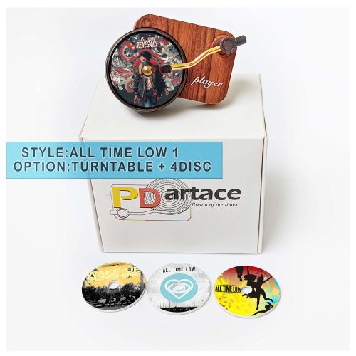 record player air freshener All Time Low and refill disc