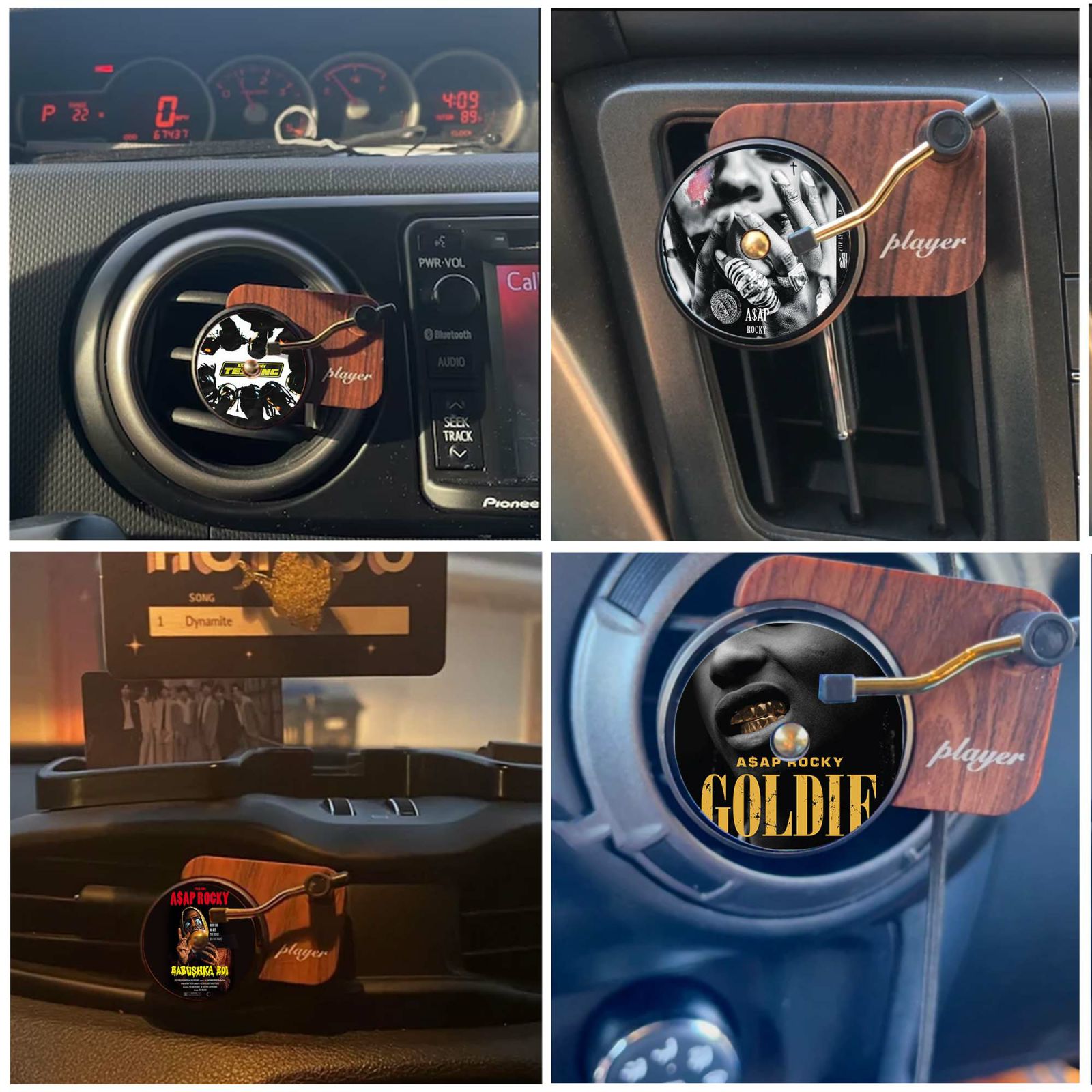 Air Freshener Asap Rocky Record Player for Car - PDARTACE