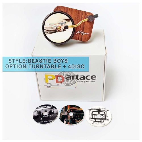record player air freshener Beastie Boys and refill disc
