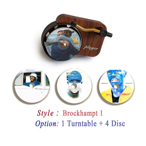 Brockhampton record player air freshener and refill disc 1