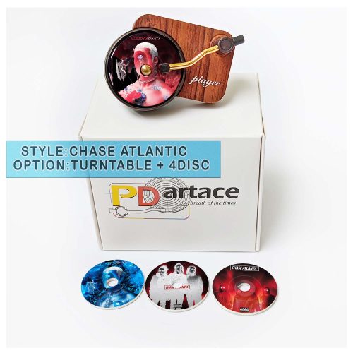 record player air freshener Chase Atlantic and refill disc