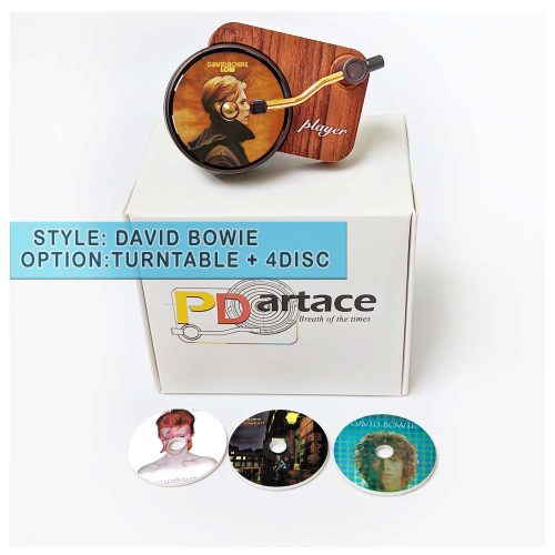 record player air freshener David Bowie and refill disc