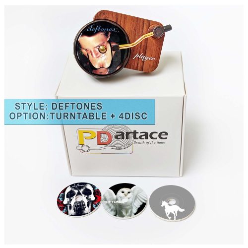 record player air freshener Deftones and refill disc