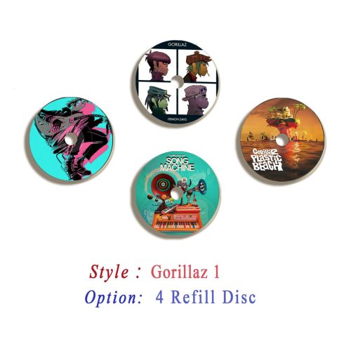Gorillaz record player air freshener in car 1