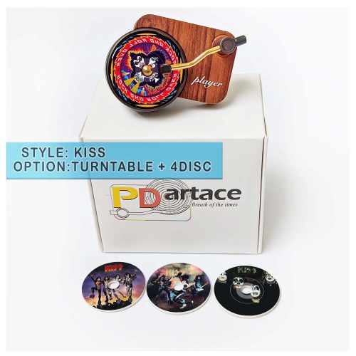 record player air freshener Kiss and refill disc