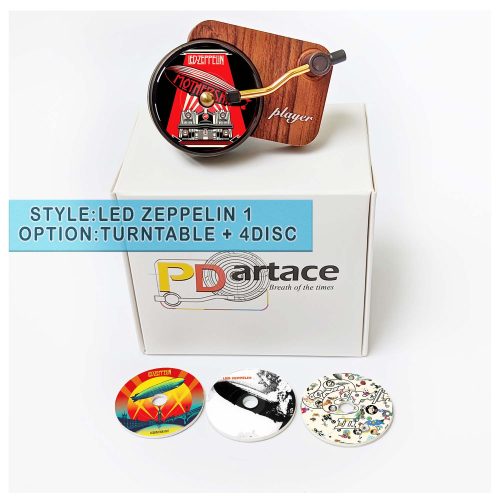 record player air freshener Led Zeppelin and refill disc 1