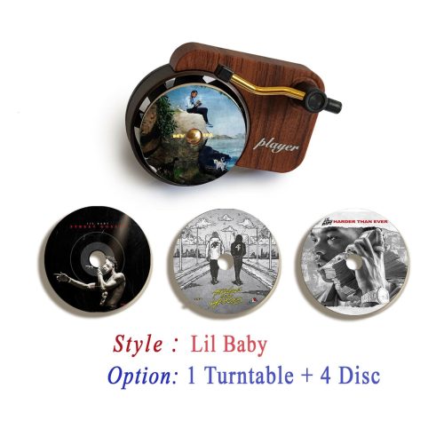 Lil Baby record player air freshener and refill disc