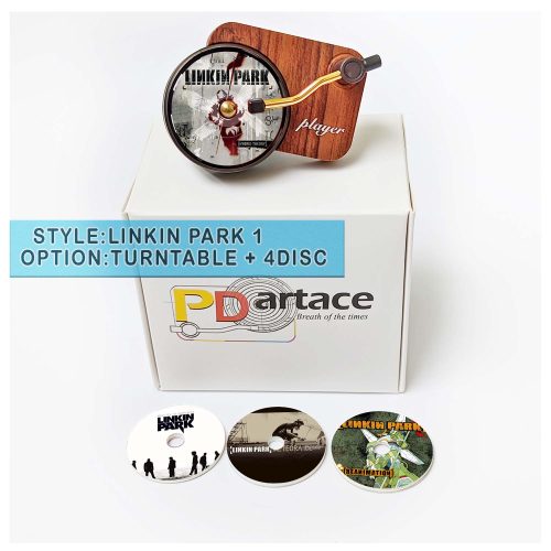 record player air freshener Linkin Park and refill disc 1