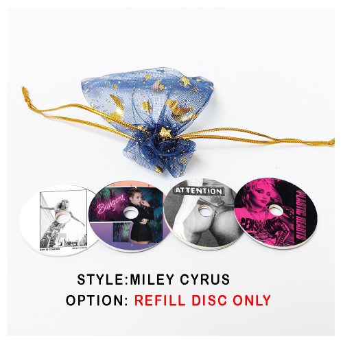 record player air freshener Miley Cyrus and refill disc
