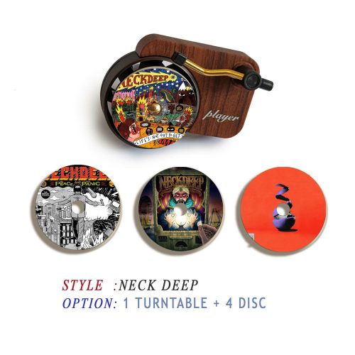 Neck Deep record player air freshener and refill disc