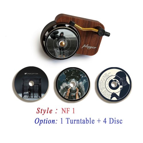 NF record player air freshener and refill disc 1