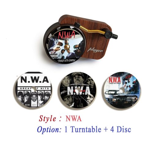 NWA record player air freshener and refill disc
