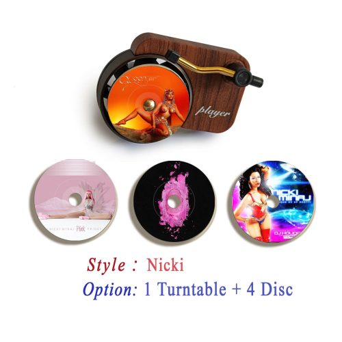 Nicki Minaj record player air freshener and refill disc