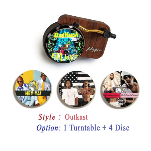 Outkast record player air freshener and refill disc