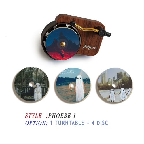 Phoebe Bridgers record player air freshener and refill disc 1