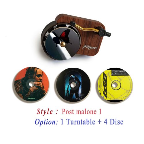 Post malone record player air freshener and refill disc 1