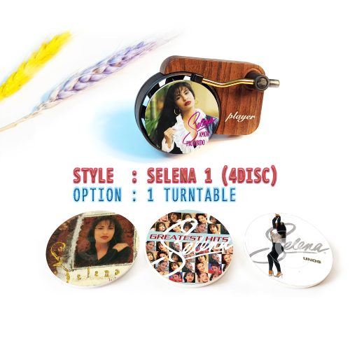 selena record player air freshener and refill disc 1 1