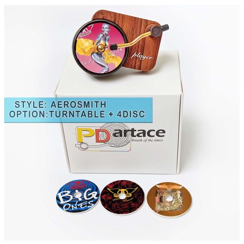 Aerosmith record player air freshener Bad Bunny and refill disc