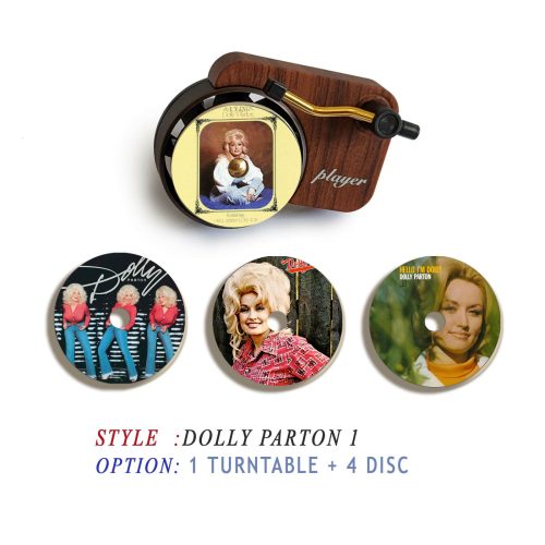 Dolly Parton record player air freshener and refill disc 1