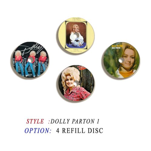 Dolly Parton record player air freshener only refill disc 1