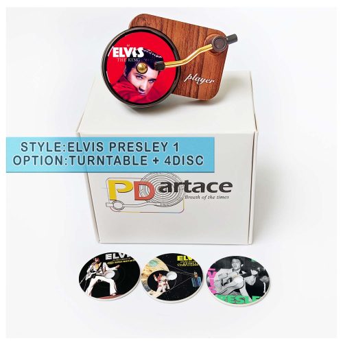 record player air freshener Elvis Presley and refill disc 1