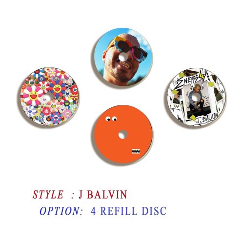 J Balvin record player air freshener only refill disc