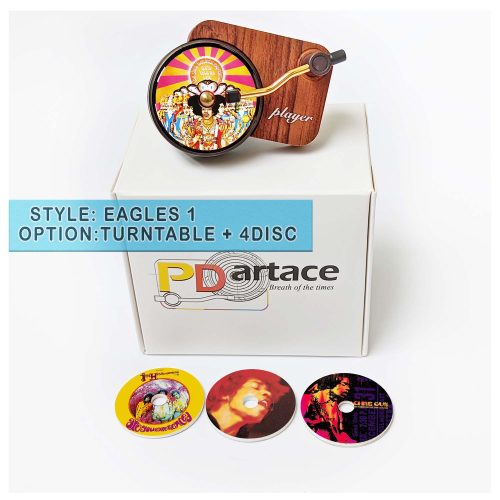 record player air freshener Jimi Hendrix and refill disc