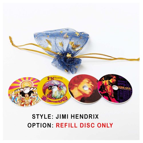 Jimi Hendrix record player air freshener only refill disc