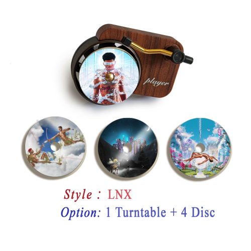 Lil Nas X record player air freshener and refill disc