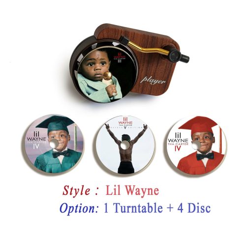 Lil wayne record player air freshener and refill disc