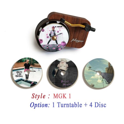 Machine Gun Kelly record player air freshener and refill disc 1