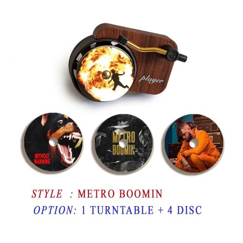 Metro Boomin record player air freshener and refill disc