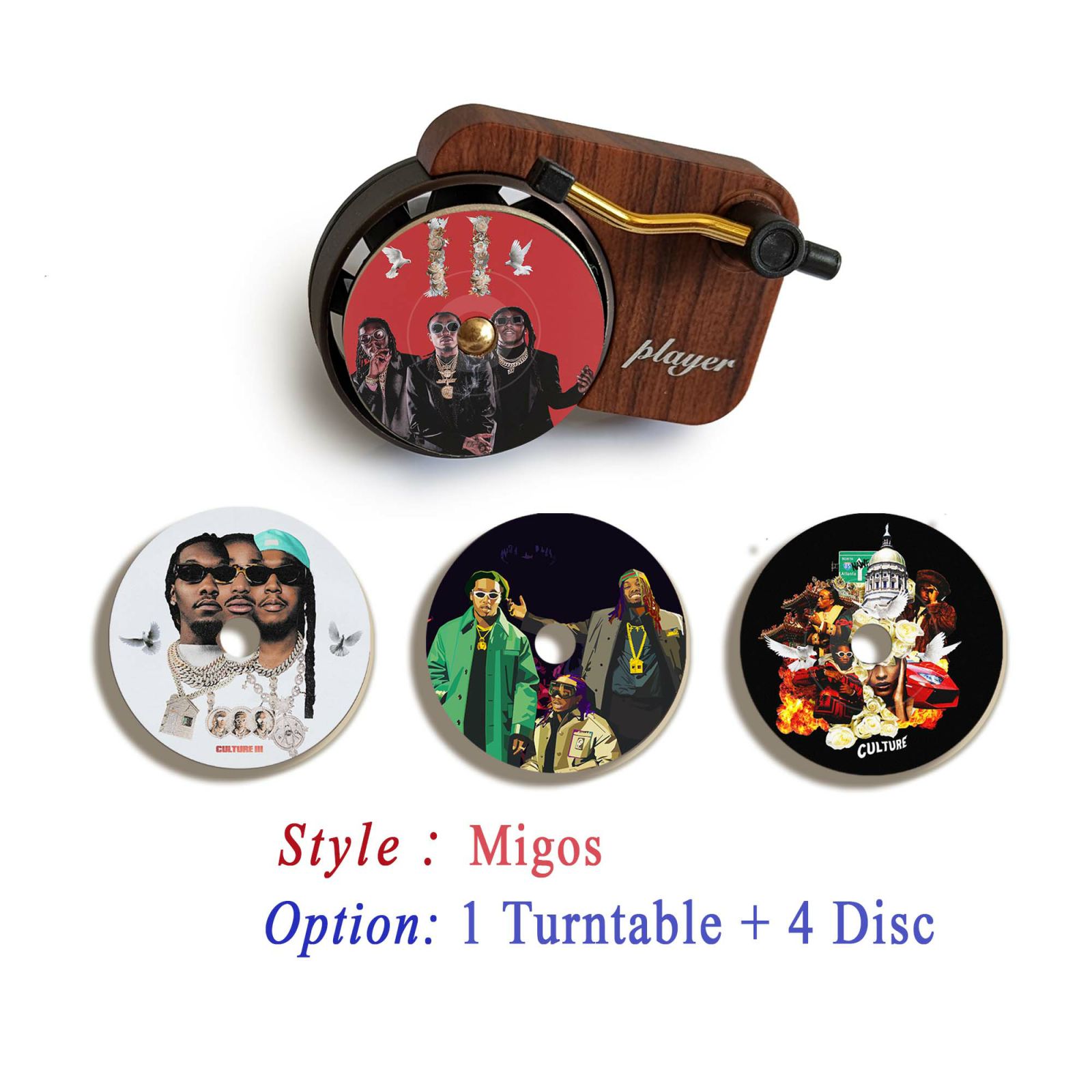 Car air freshener migos record player