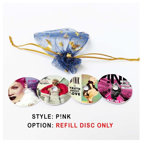 Pink record player air freshener only refill disc