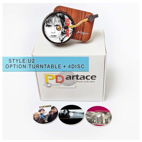 record player air freshener U2 and refill disc