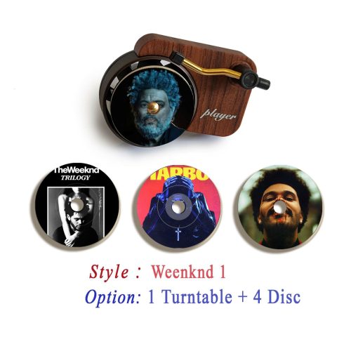 Weenknd record player air freshener and refill disc 1