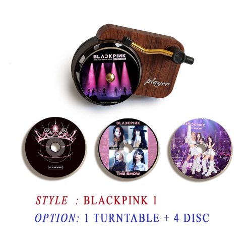 BLACKPINK record player air freshener and refill disc 1