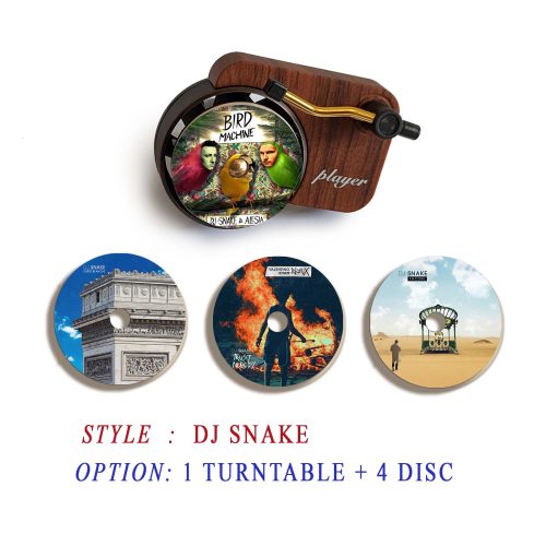 DJ Snake record player air freshener and refill disc