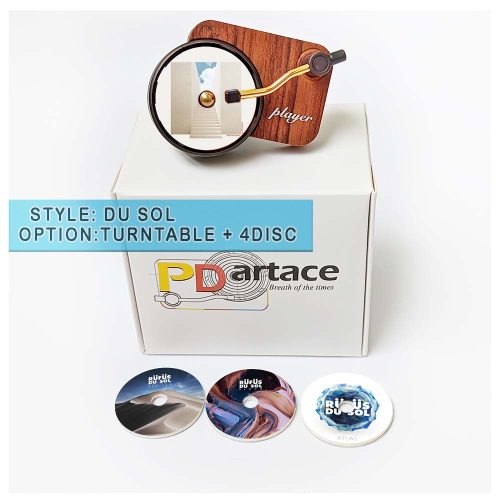 record player air freshener Du Sol and refill disc