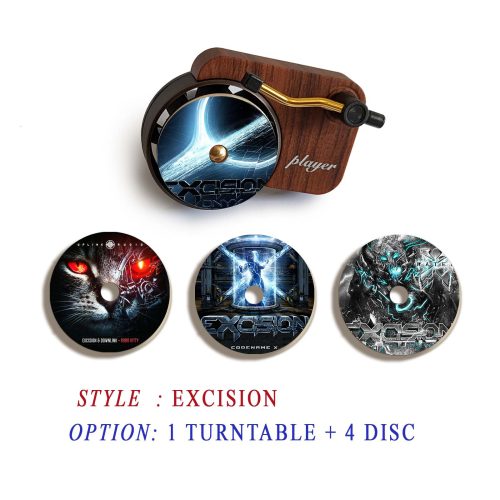 Excision record player air freshener and refill disc