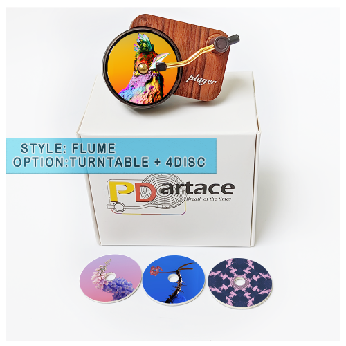 record player air freshener Flume and refill disc