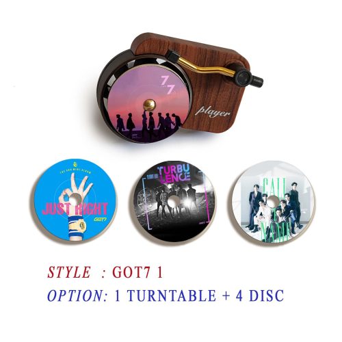 GOT7 record player air freshener and refill disc 1