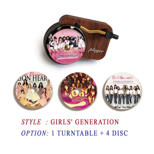 Girls' Generation record player air freshener and refill disc