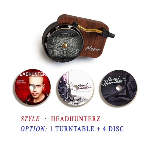 Headhunterz record player air freshener and refill disc
