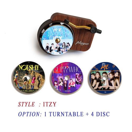 ITZY record player air freshener and refill disc