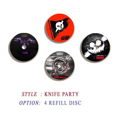 Knife Party record player air freshener only refill disc
